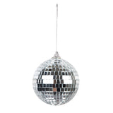 Mini discoballen - 6 stuks - zilver