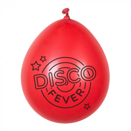 Disco Fever Ballonnen - 6 stuks - 23 cm