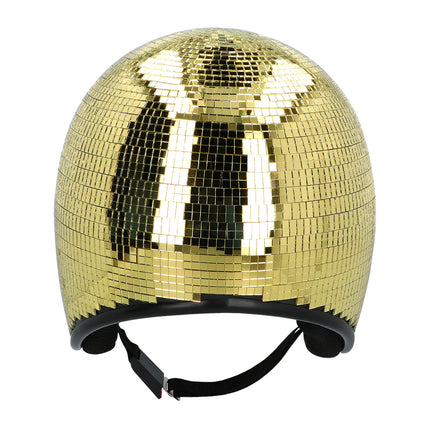 Disco bal helm - goud