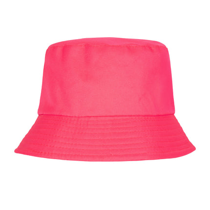 Bucket hat - neon roze