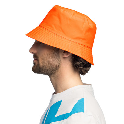 Bucket hat - neon oranje