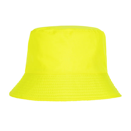 Bucket hat - neon geel