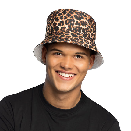 Bucket hat - luipaard print