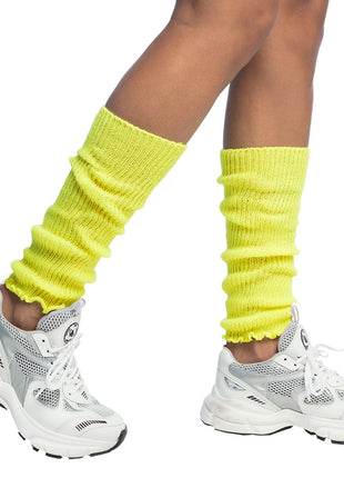 Legwarmers - neon yellow