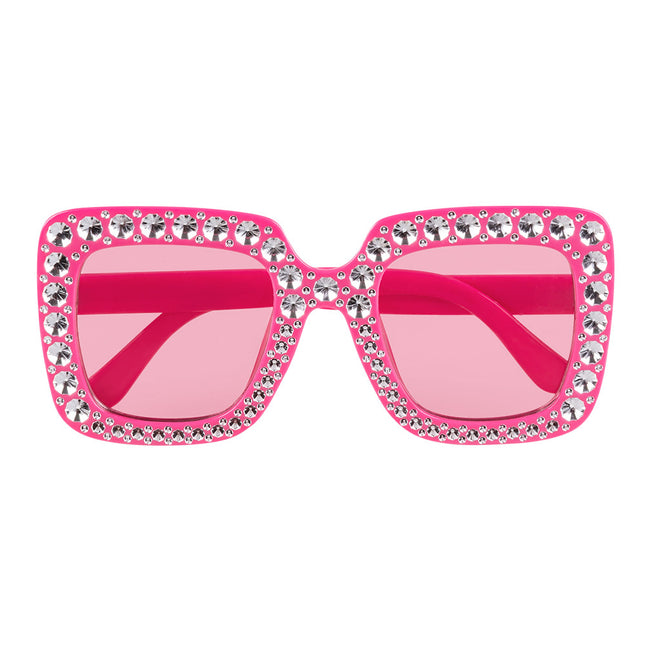 Partybril Bling Bling - roze