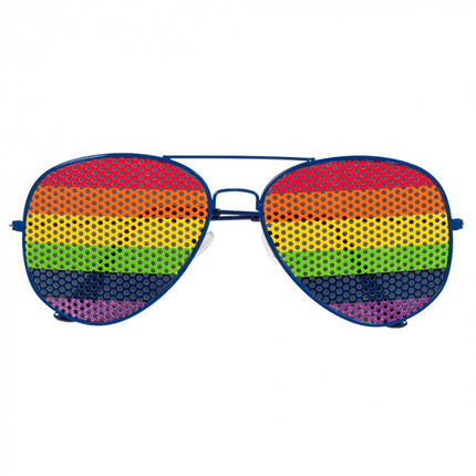 Regenboog Partybril