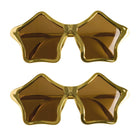 Partybril Star - 2 stuks - goud
