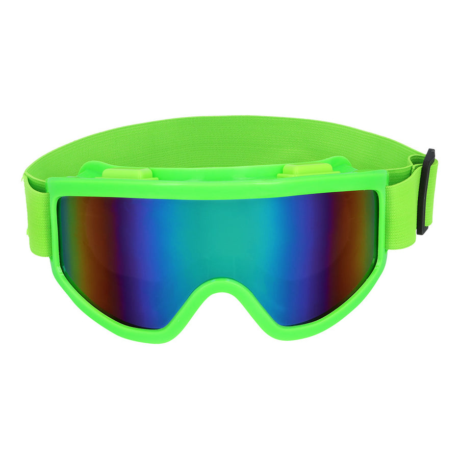 Skibril Party - neon groen