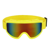 Skibril Party - neon geel