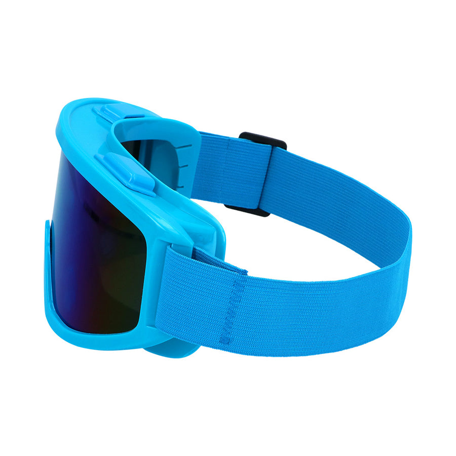 Skibril Party - neon blauw