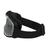 Skibril Party Bling Bling - zwart