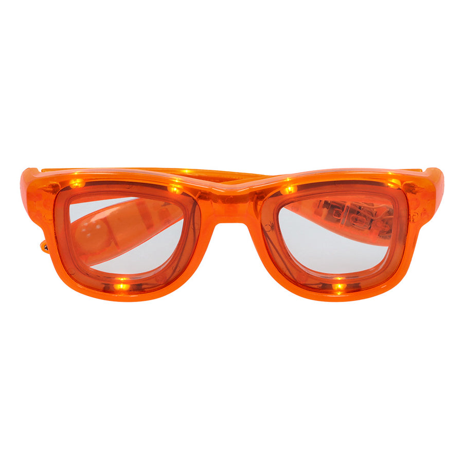 LED partybril oranje