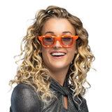 LED partybril oranje