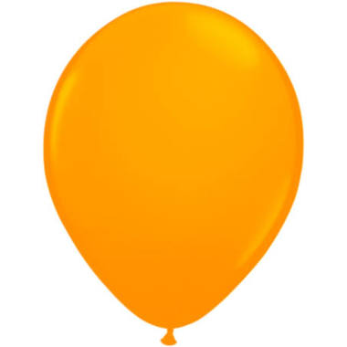 Ballonnen - 8 stuks - 25 cm - neon oranje