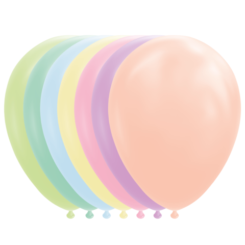 Ballonnen - 50 stuks - 30 cm - pastel kleuren