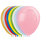 Ballonnen - 10 stuks - 30 cm - Meerkleurig metallic