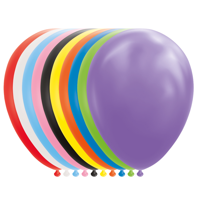 Ballonnen - 10 stuks - 30 cm - diverse kleuren