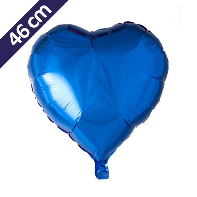 Folieballon hart - 46 cm