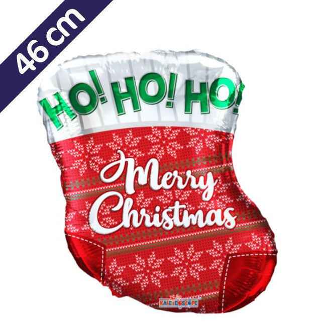 Folieballon - 46 cm - Kerstsok