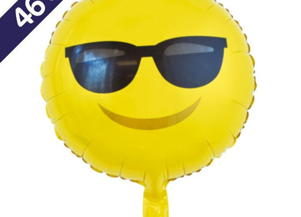 Emoji sunglasses Folieballon - 46 cm