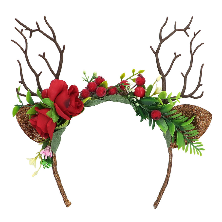 Diadeem Rendiergewei - feestelijk