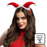 LED diadeem Kerstmuts