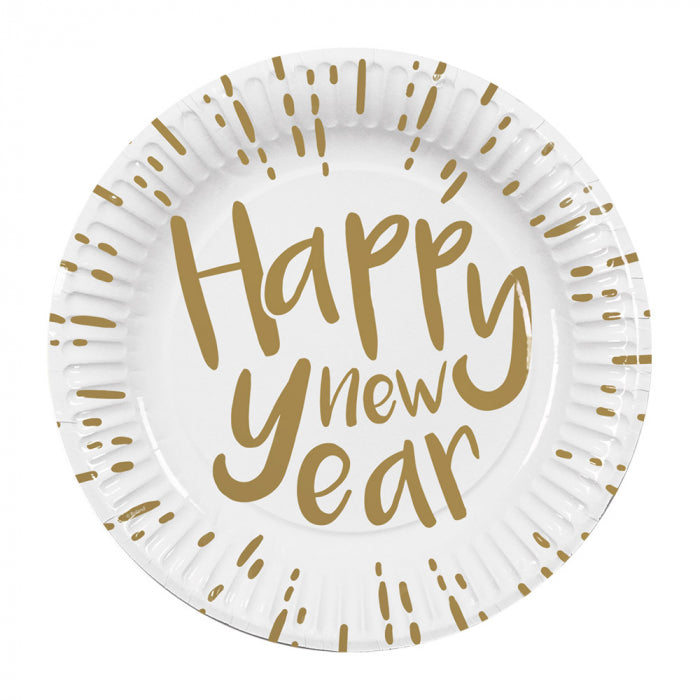 Happy New Year Bordjes - 10 stuks - 23 cm