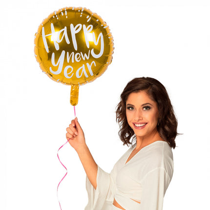 Happy New Year Folieballon - 45 cm
