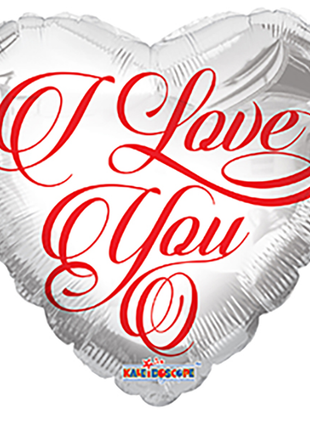 Foil balloon heart "I Love You" - 45 cm