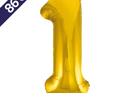 Cijferballon - goud