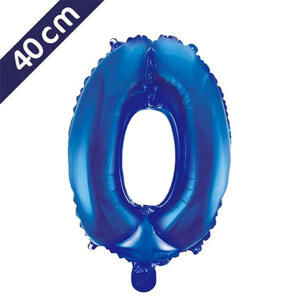 Cijferballon - blauw
