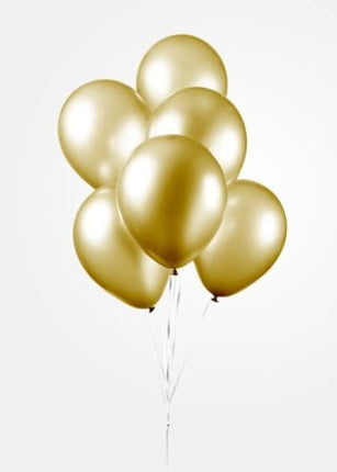 Ballonnen - 10 stuks - 30 cm - Goud metallic