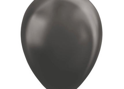 Ballonnen - 10 stuks - 30 cm - Zwart metallic