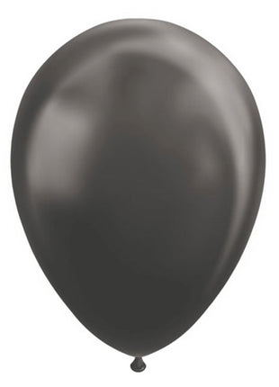 Balloons - 10 pieces - 30 cm - Black metallic