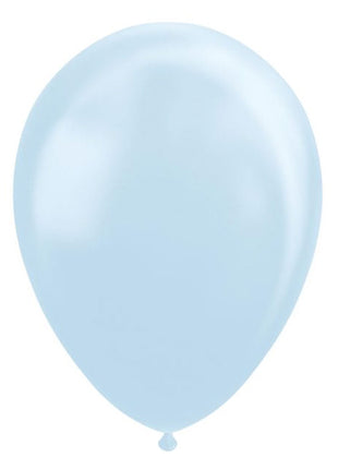 Balloons - 10 pieces - 30 cm - Light blue metallic