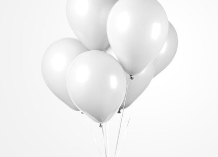 Ballonnen - 10 - stuks - 30 cm - wit