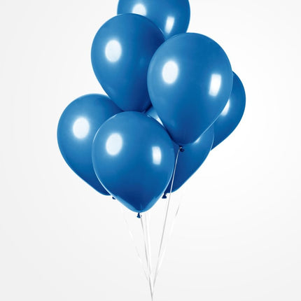 Ballonnen - 10 - stuks - 30 cm - koninklijk blauw