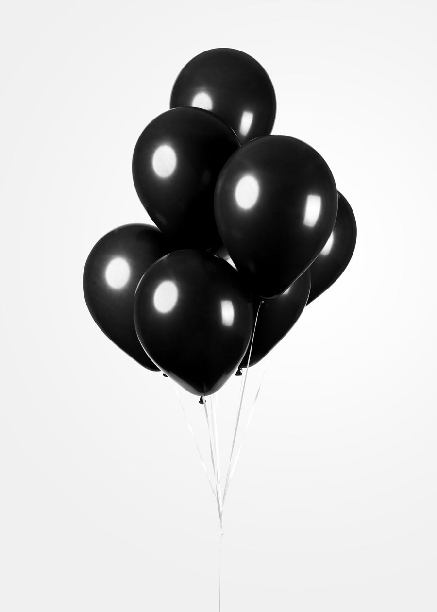 Ballonnen - 50 stuks - 30 cm - zwart
