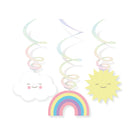 Rainbow & Cloud Swirl slingers - 2 stuks