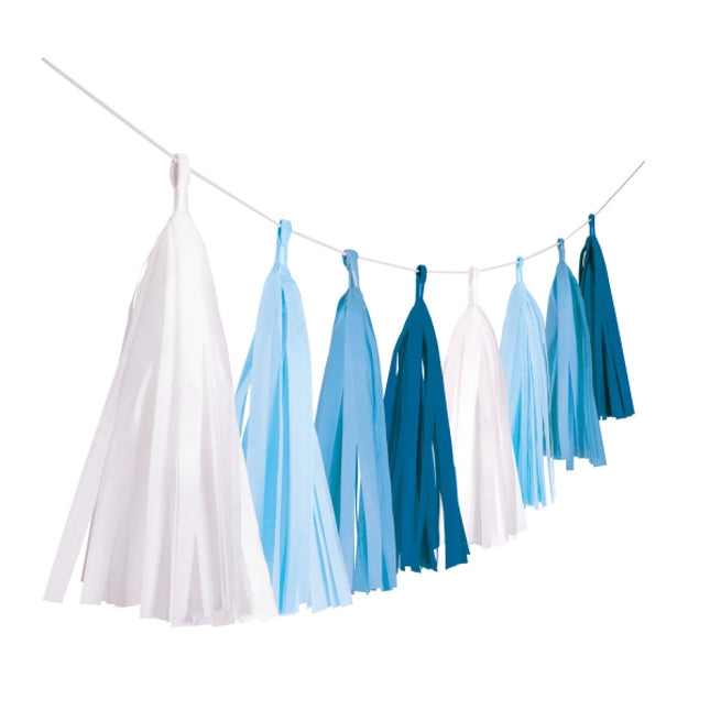 Tassel slinger - 3 meter - blauw