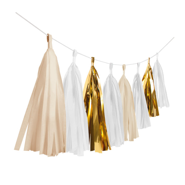 Tassel slinger - 3 meter - goud