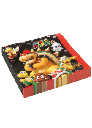 Super Mario Napkins - 20 pieces - 33 x 33 cm