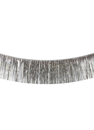 Fringe garland - 6 meters - silver