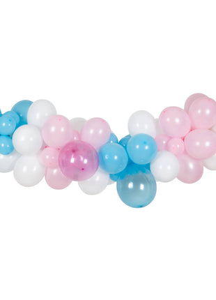 Balloon garland - Boy and Girl (66 balloons)