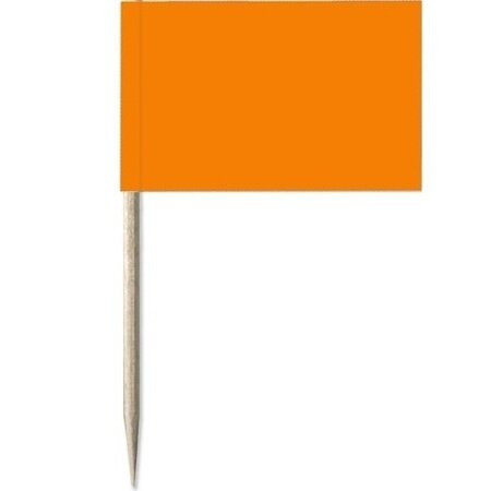 Cocktailprikkers - 50 stuks - oranje
