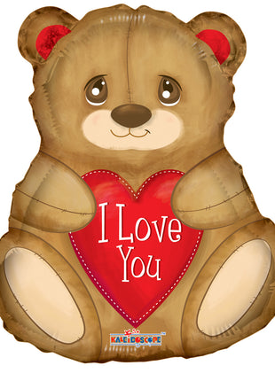 Foil balloon bear "I Love You" - 45 cm