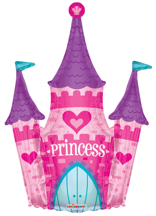 Folienballon „Prinzessin Schloss“ – 91 cm