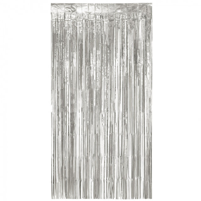 Foliegordijn - 200 x 100 cm - zilver
