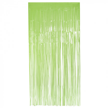 Foliegordijn - 200 x 100 cm - neon groen