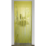 Foliegordijn - 200 x 100 cm - neon geel